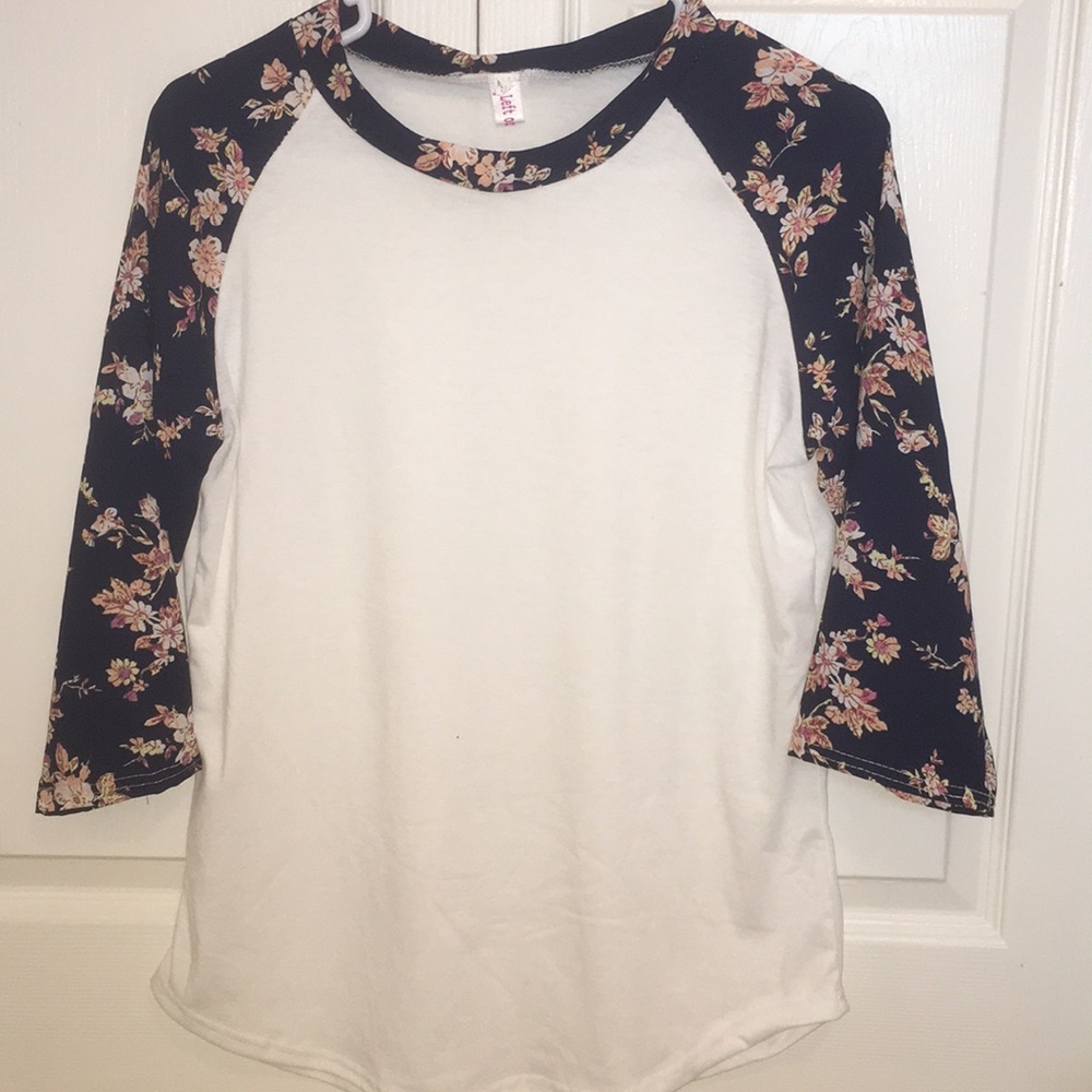 Floral Baseball Tee
